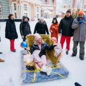 Зимний тимбилдинг  Мега Санки