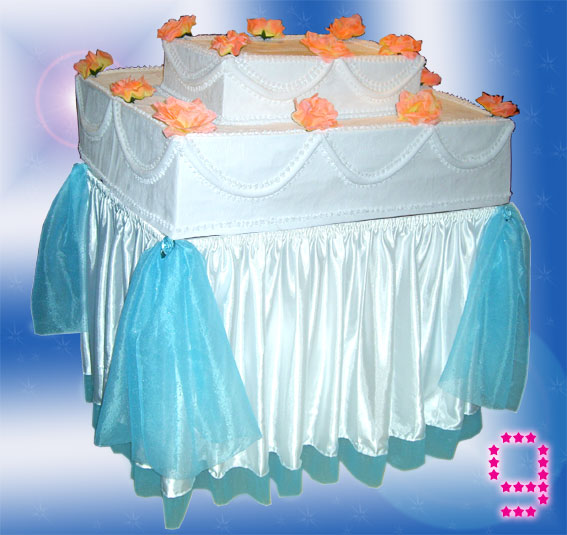 Бутафорский торт с танцовщицей внутри  на 23 февраля