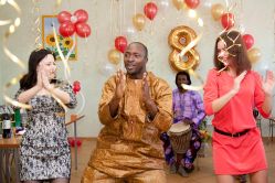 Африканские барабанщики на 8 марта (программа с интерактивом ) 