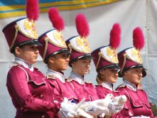 Ансамбль барабанщиц на 23 февраля